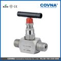 High pressure stainless steel 316/304 female needle valve for gas or water